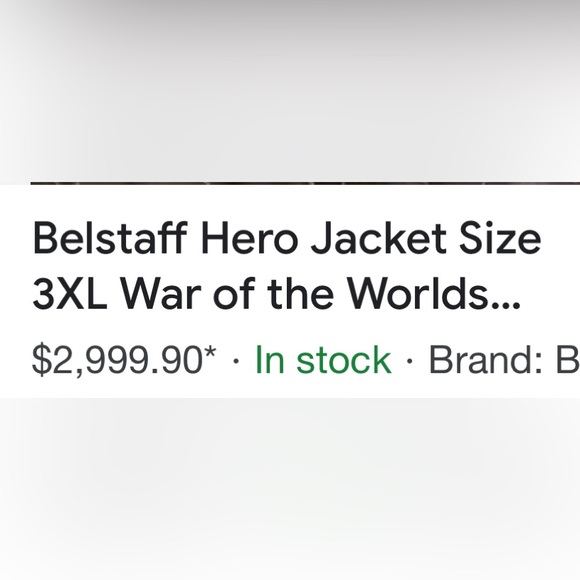 Belstaf Leather XL Tom Cruise Hero ‘War of the worlds” Collectors Coat - Picture 9 of 9